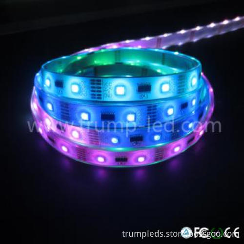 Waterproof and flexible musing changing 5v led strip light